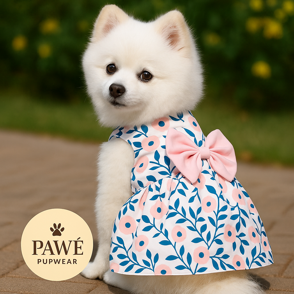 🌸 PAWÉ Blossom Bow Dress