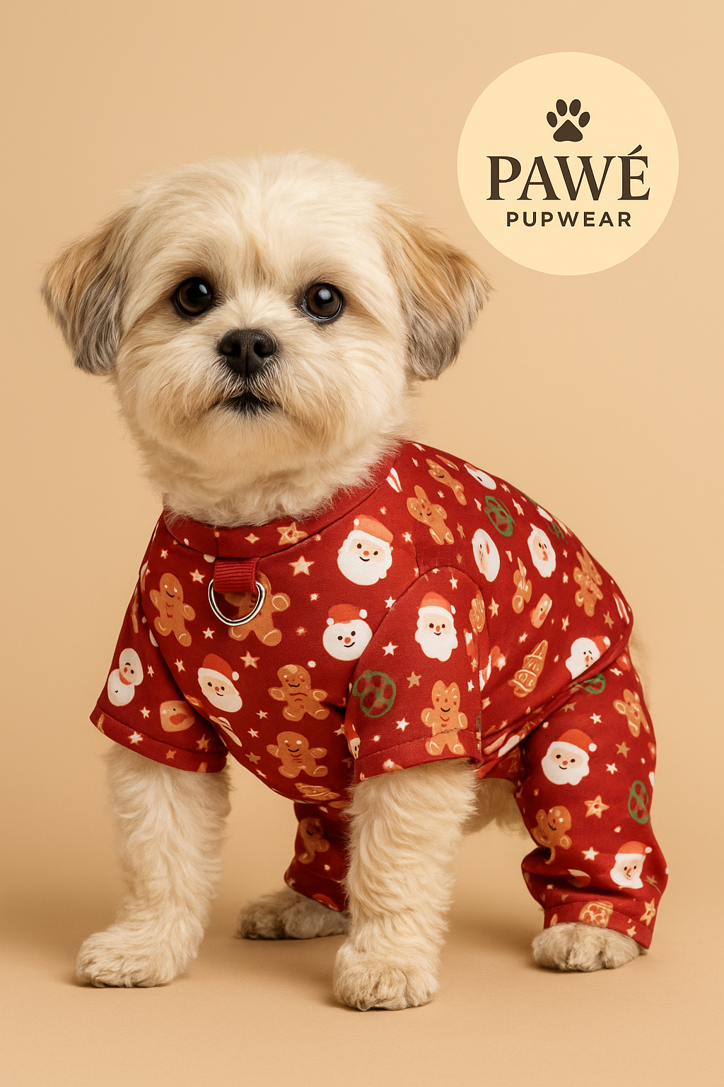 🎅 PAWÉ Gingerbread Dreams Holiday Onesie