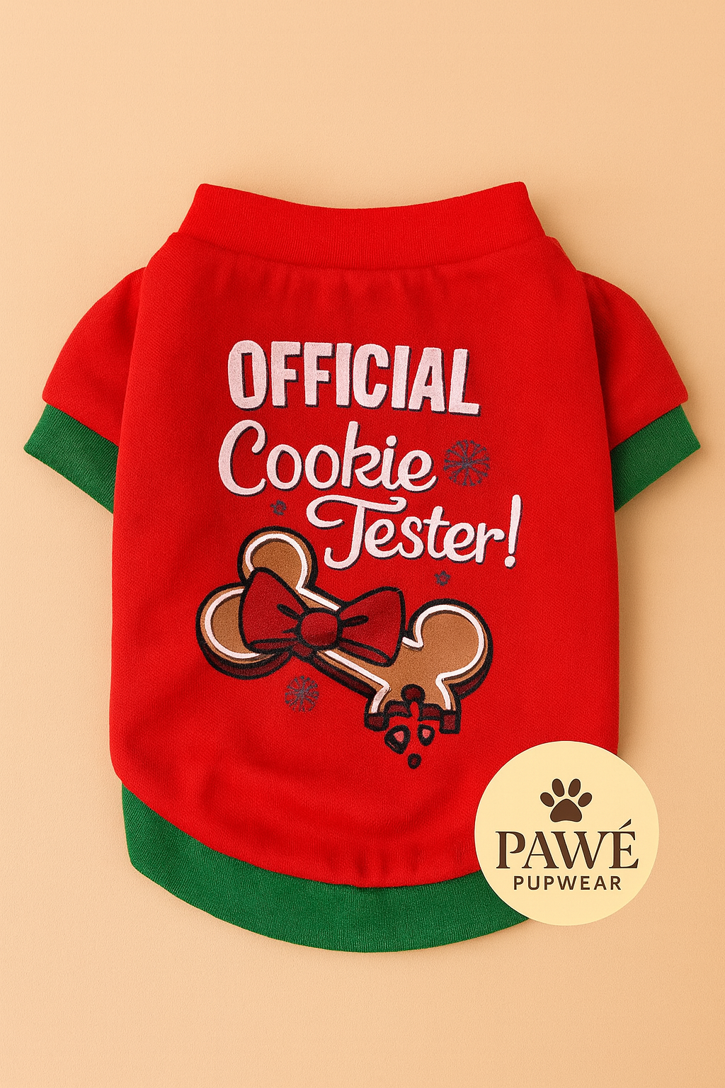 PAWÉ “Official Cookie Tester” Holiday Sweater
